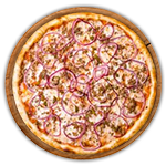 Cheese & Onion Pizza  10" 