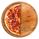 ½ Pizza (1 Topping)  Regular 
