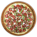 Cheese & Smoked Sausage Pizza 